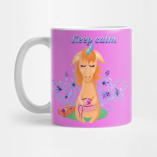 Unicorn keep calm Mug